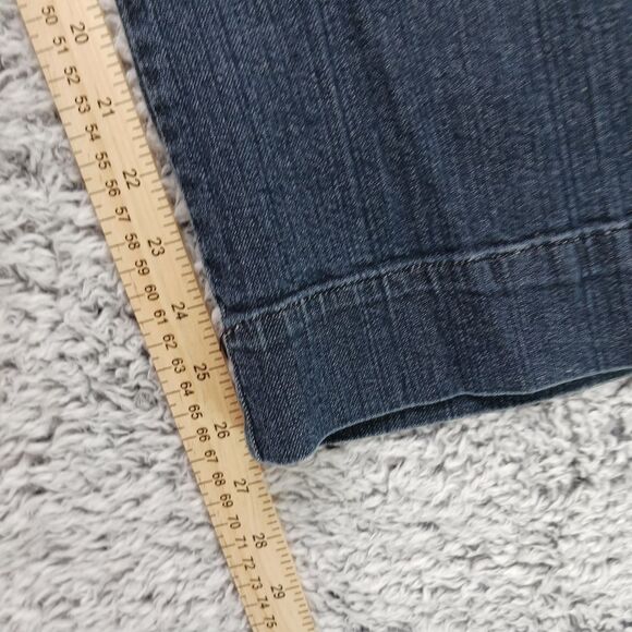 Dockers Ideal Collection Oetite Women's 12P Dark Wash Trouser, Pant, Jean. Blue. - Picture 9 of 12